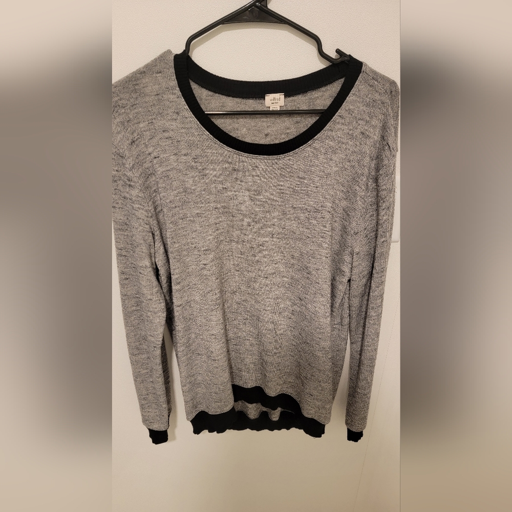 Wilfred, Berri Tshirt, Grey/Black, Medium